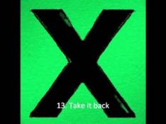 Ed Sheeran - Take It Back Letra