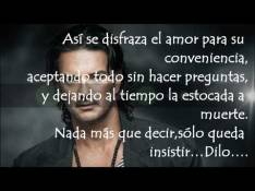 Ricardo Arjona - Fuiste Tu Letra