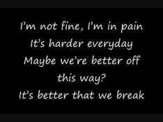 Maroon 5 - Better That We Break Letra